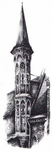 Бельгия готическая башня